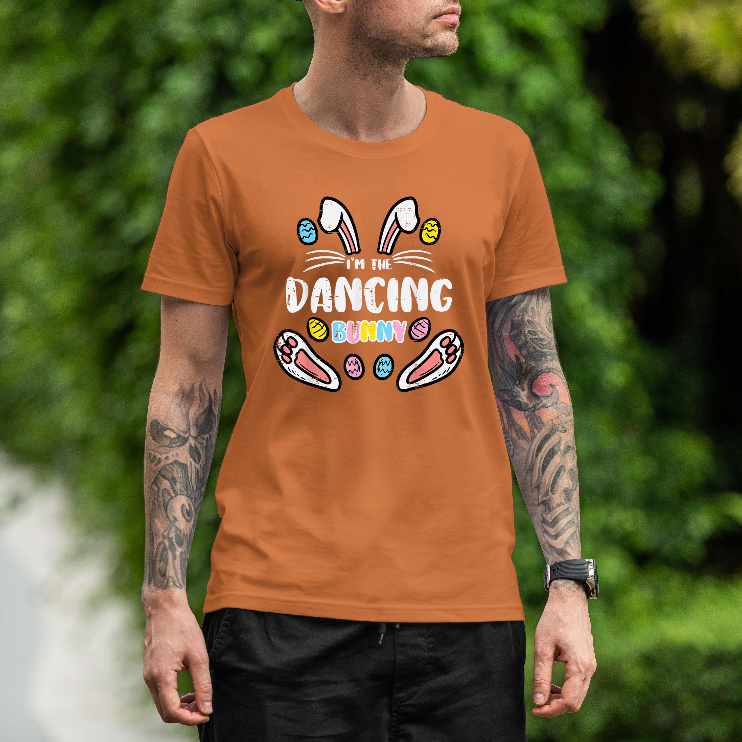 Im Dancing Bunny Funny Easter Matching Family Men Women Kids Shirt 